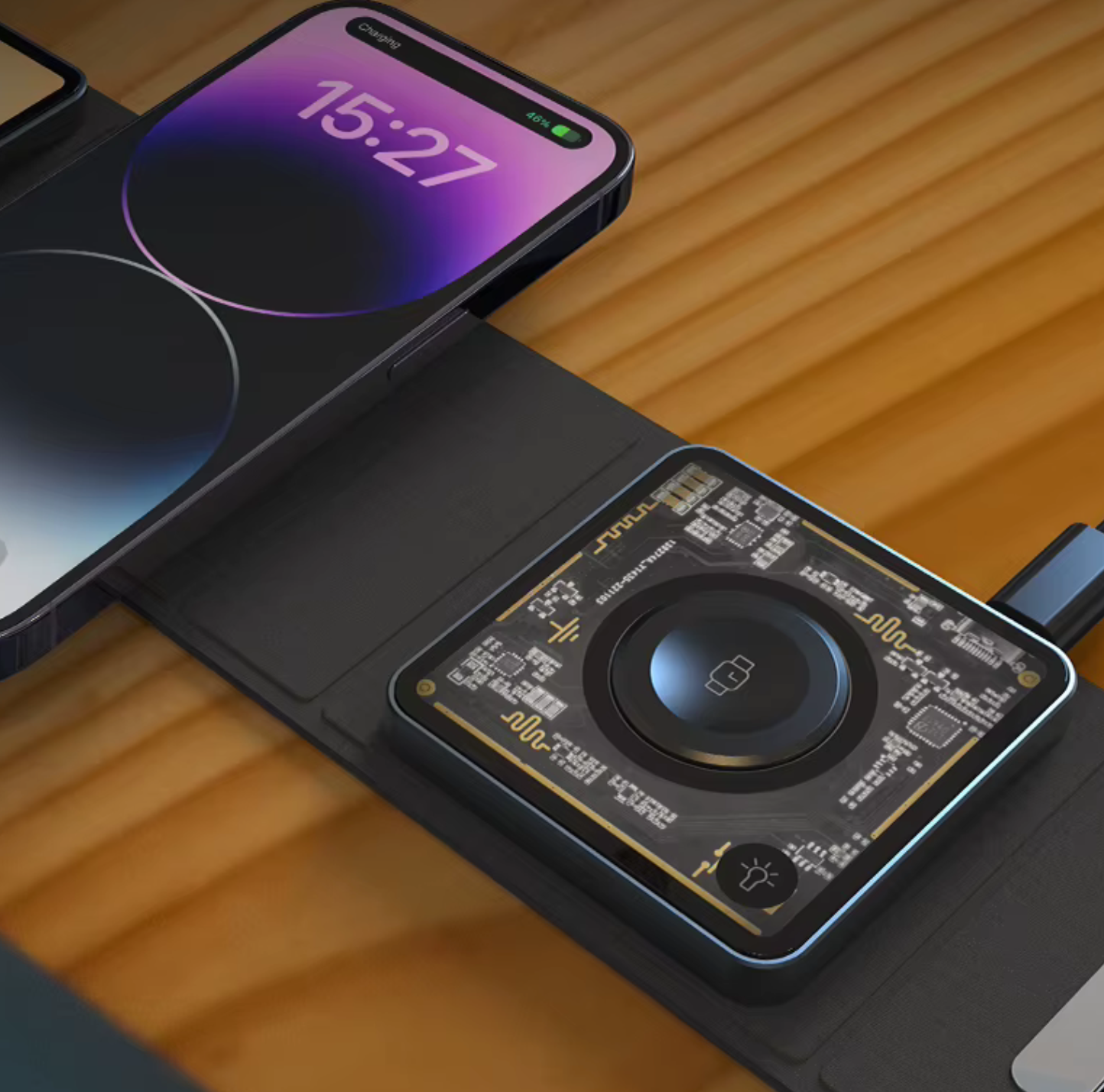 3 in 1 Portable Magnetic Travel Charger